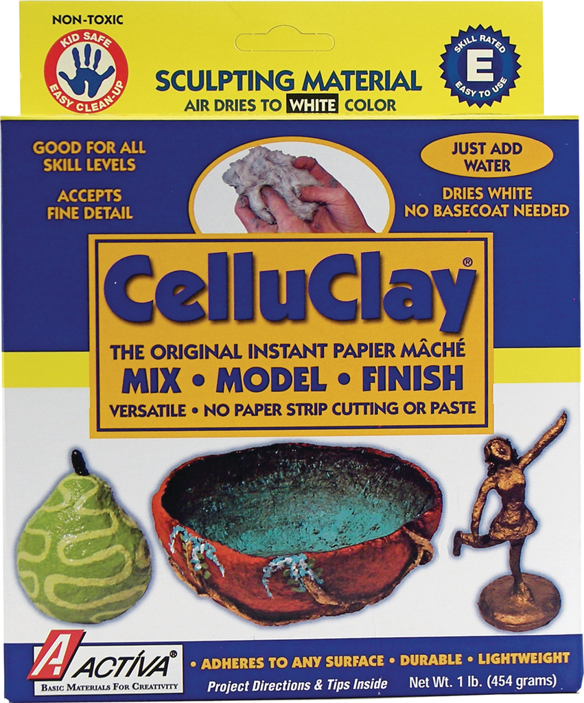 White Celluclay Instant Paper Mache – Rileystreet Art Supply