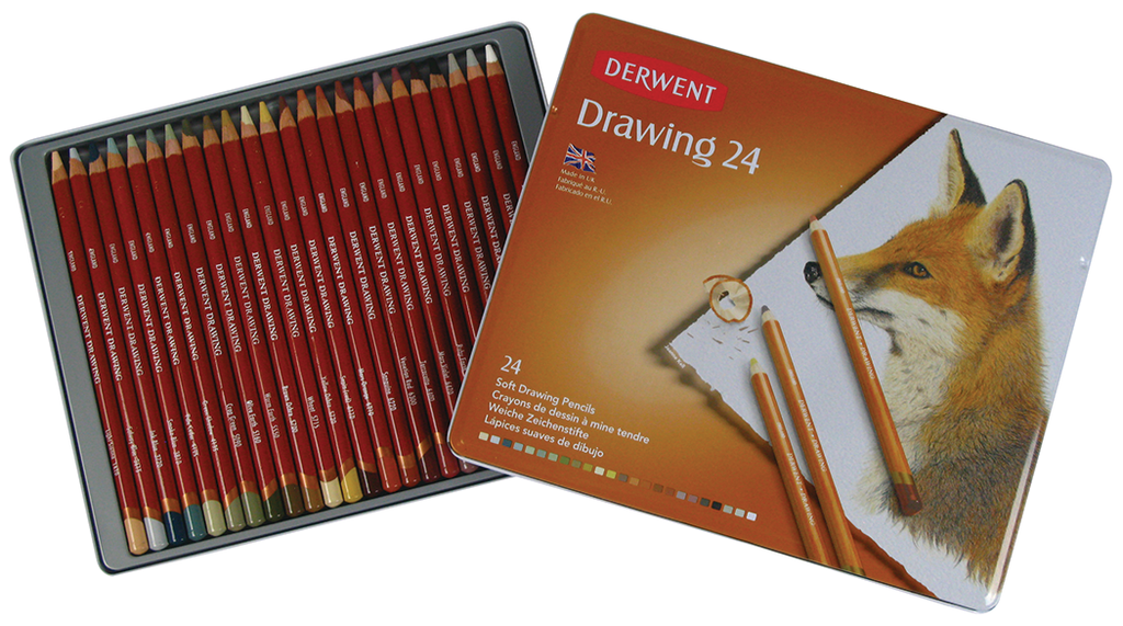 Derwent Sketching Pencil Collection, Set Of 24