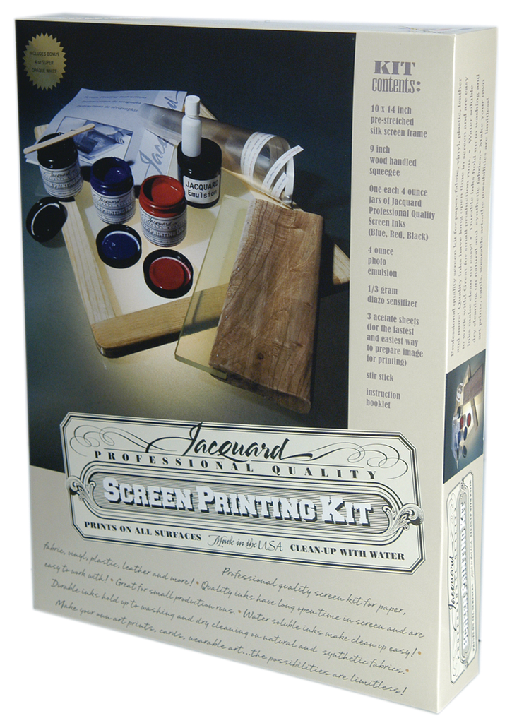 Speedball Screen Printing Kit with Ink, Squeegee, Frame, and UV