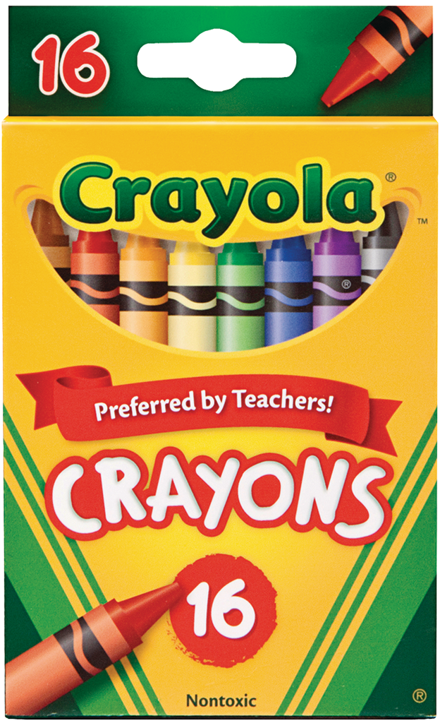 Crayola Jumbo Crayons, Set of 16, Assorted Colors