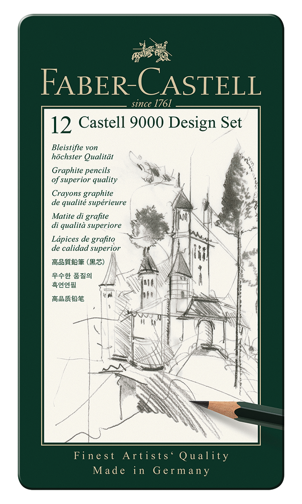 Castell 9000 Graphite Pencil - 4B