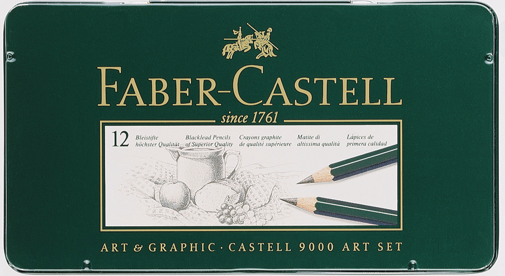 Set de 6 lápices Faber Castell 9000