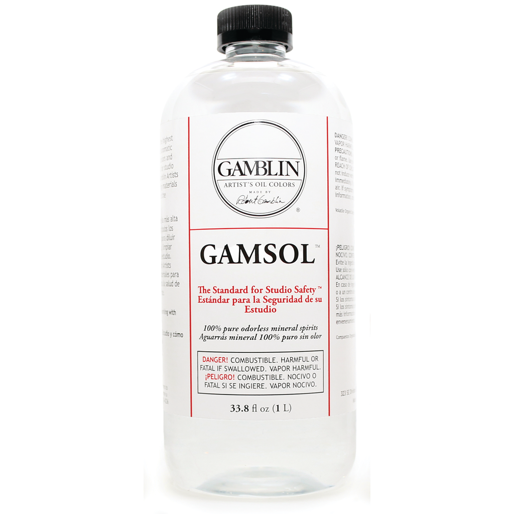 Gamblin Gamsol Odorless Mineral Spirits – Jerrys Artist Outlet