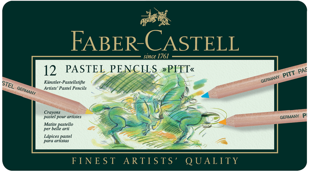 Pitt Pastel pencil, tin of 24
