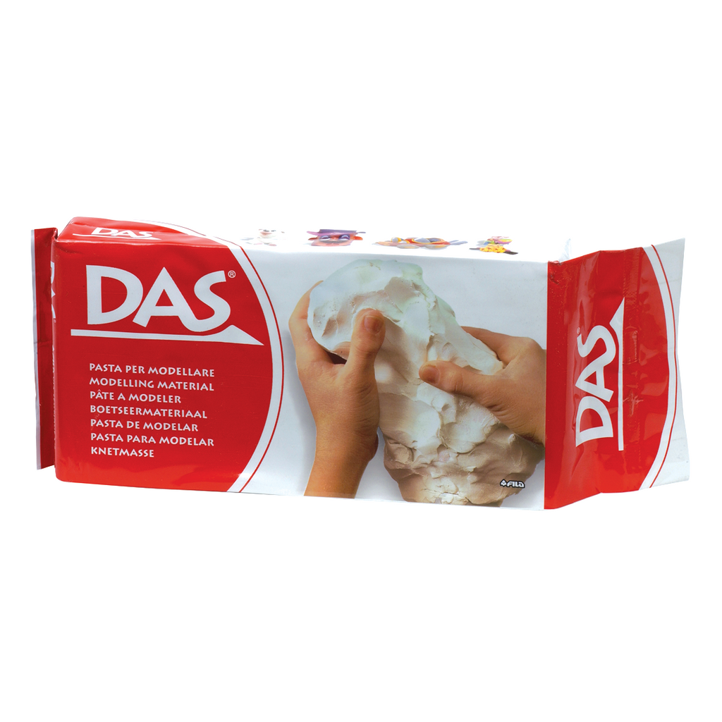 DAS Air Drying Modelling Clay for Art & Craft in White or Terracotta, 500g