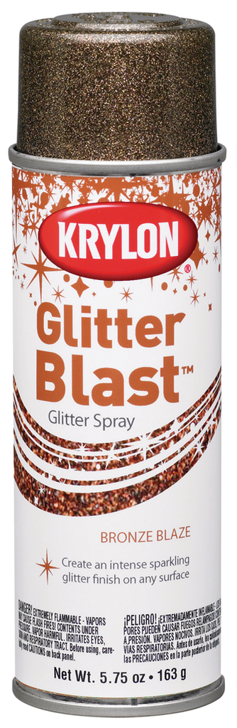 Blast Glitter Spray Craft Projects Aerosol Paint, 5.75 Ounce Rose Gold