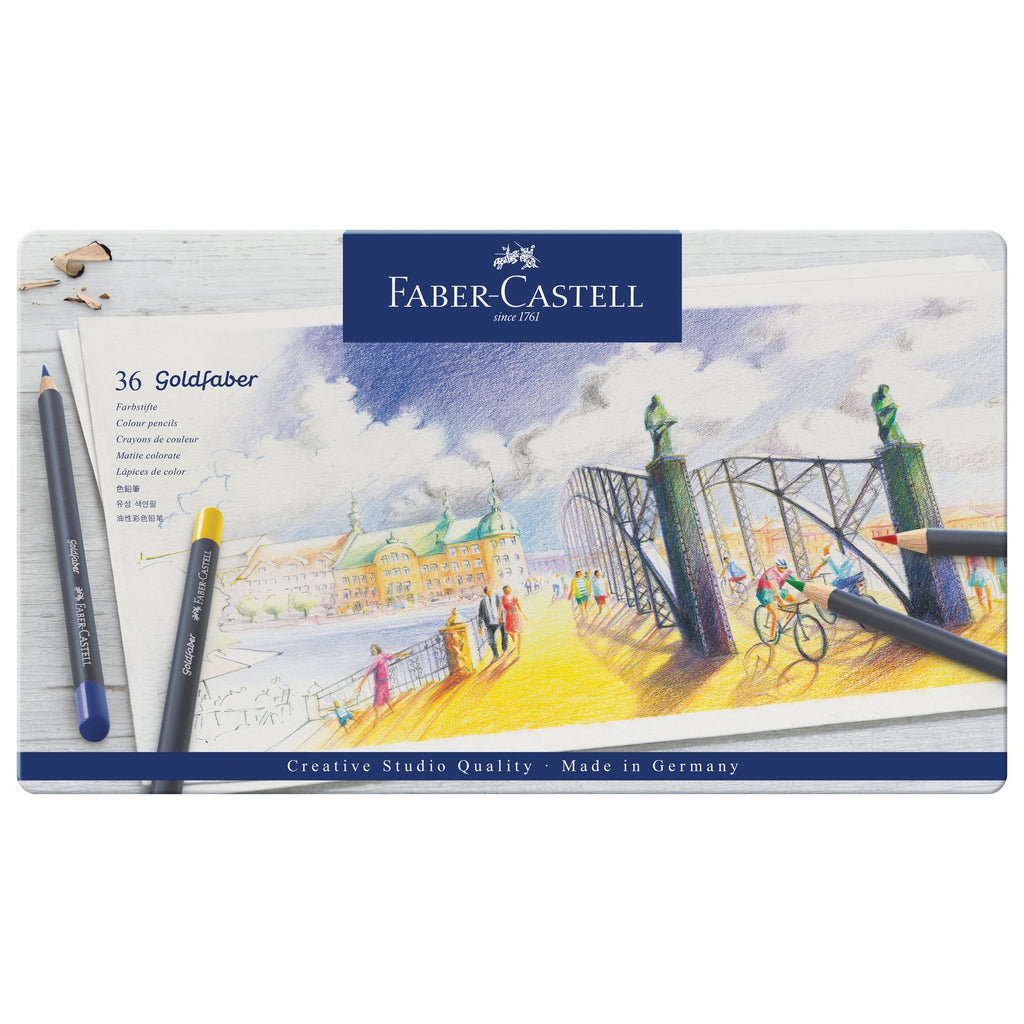 Faber-Castell Goldfaber Aqua Watercolor Pastel Pencil 12 Set