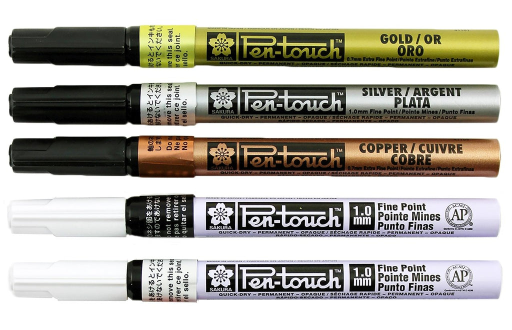 Pen-Touch Metallic Paint Pens – Rileystreet Art Supply