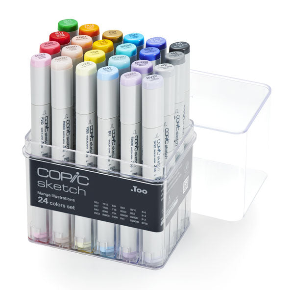 Copic Sketch 24 Color Manga Set – Rileystreet Art Supply
