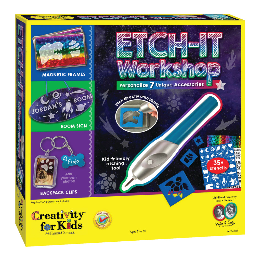 Creativity for Kids Etch-It Workshop Kit – Rileystreet Art Supply