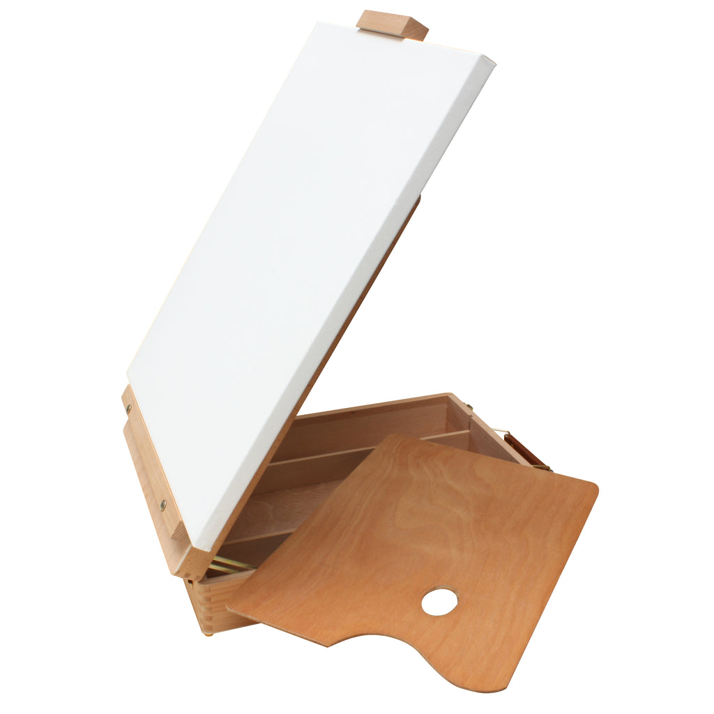 Wooden Art Box Table Easel