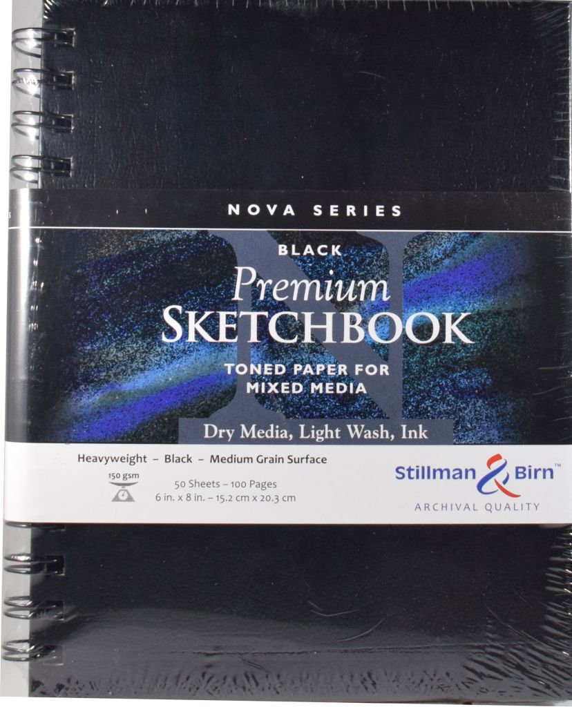 Stillman & Birn, Nova Series Grey Toned Wirebound Sketchbooks, Various Sizes