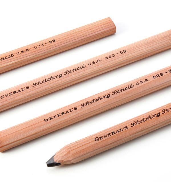 Generals Flat Sketching Pencils – Rileystreet Art Supply