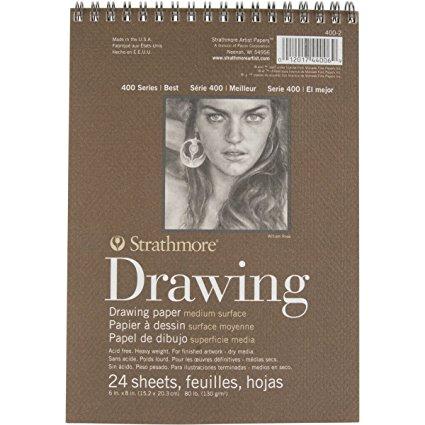 Strathmore - Drawing Paper Pad - 400 Series - Smooth Surface - 9 x 12