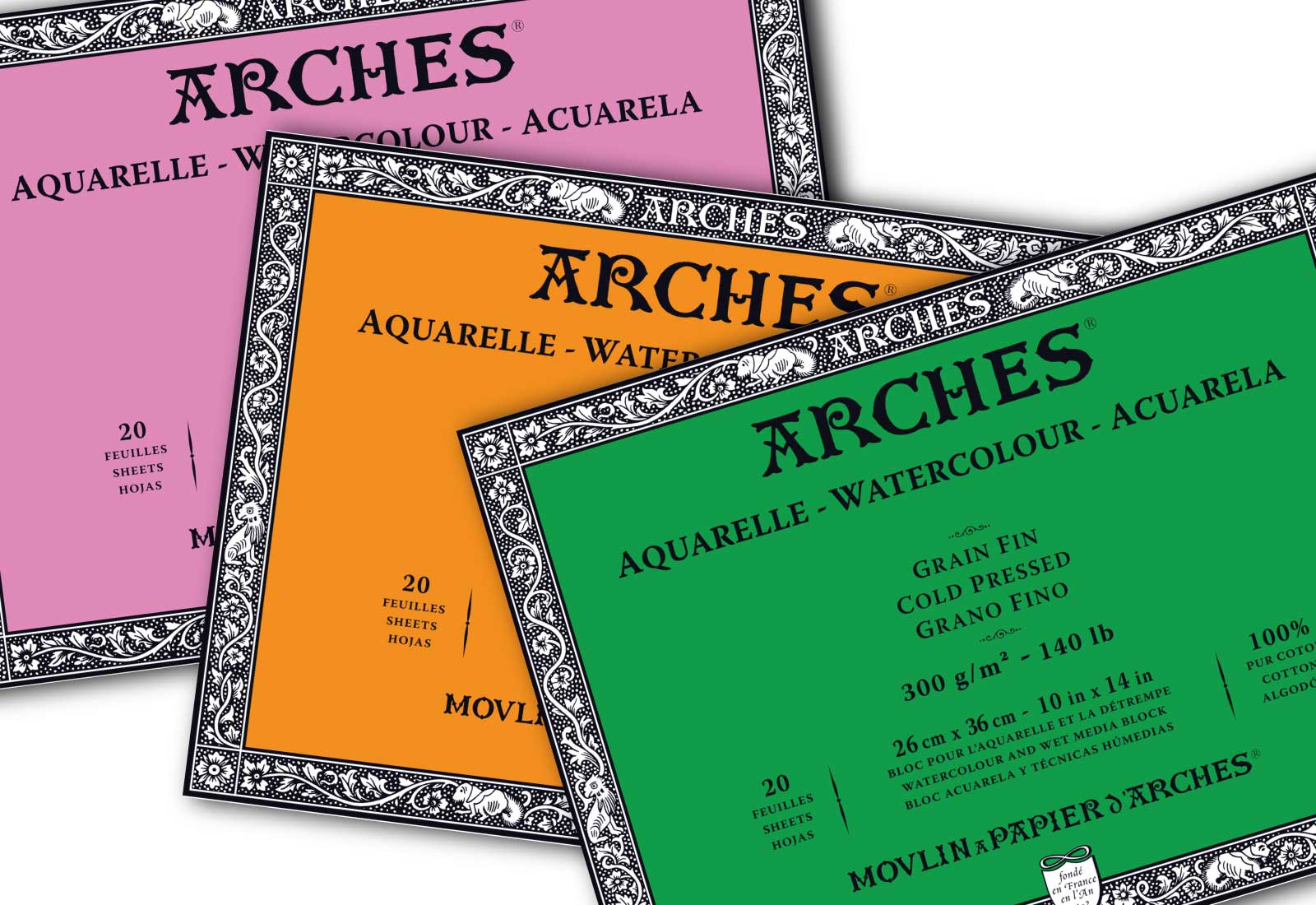 Save 40%OFF Arches Watercolor Blocks