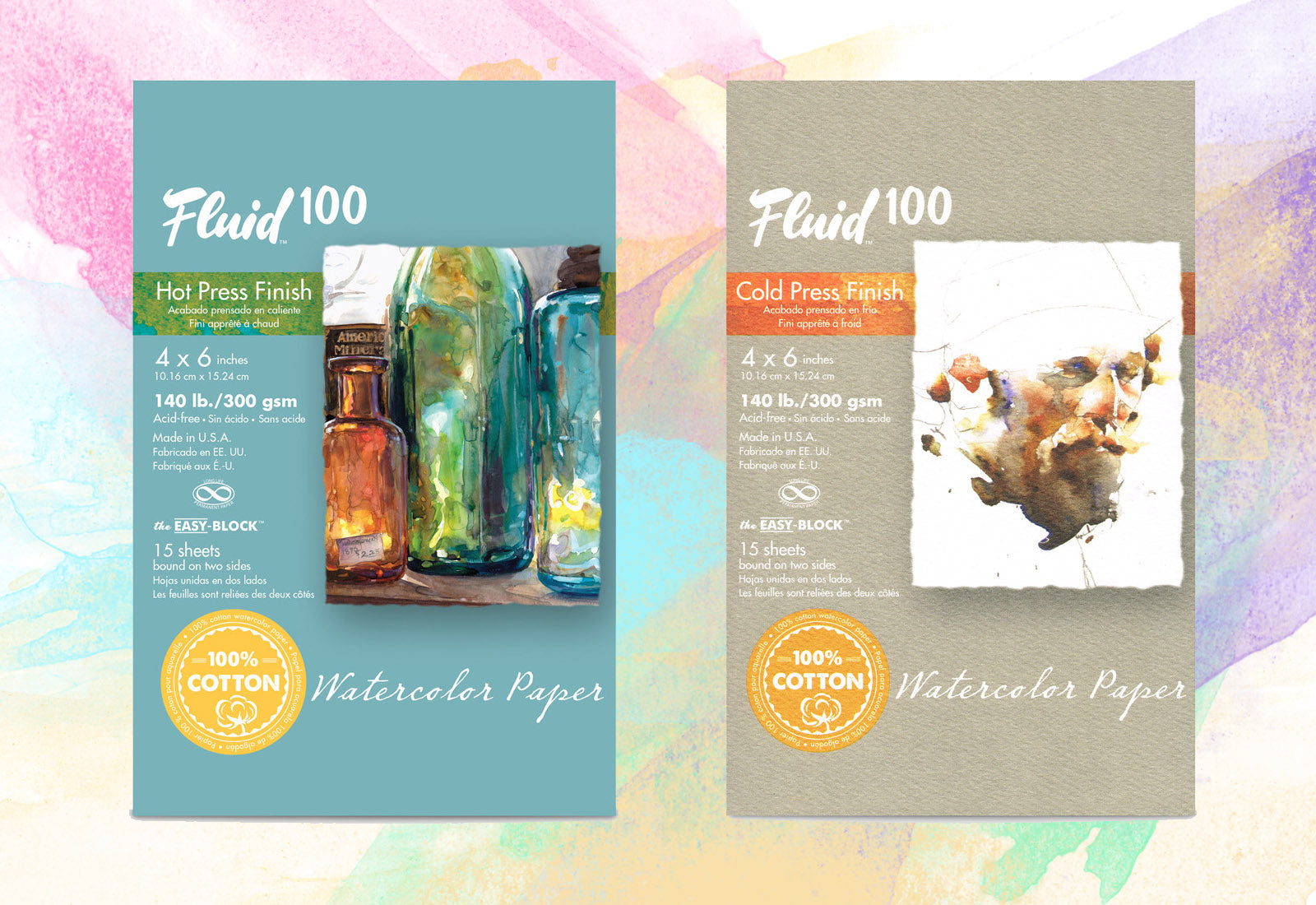 FLUID 100 WATERCOLOR BLOCKS ON SALE