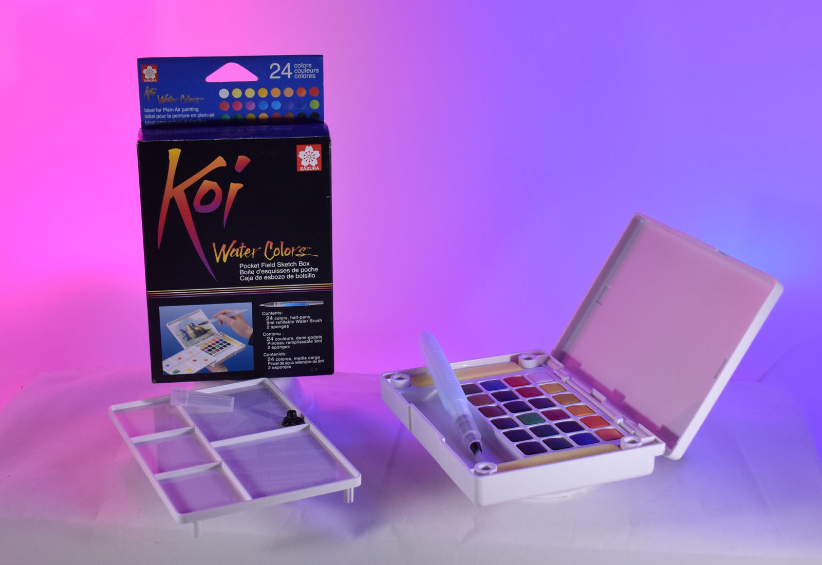 Sakura Koi Watercolor Travel Sets