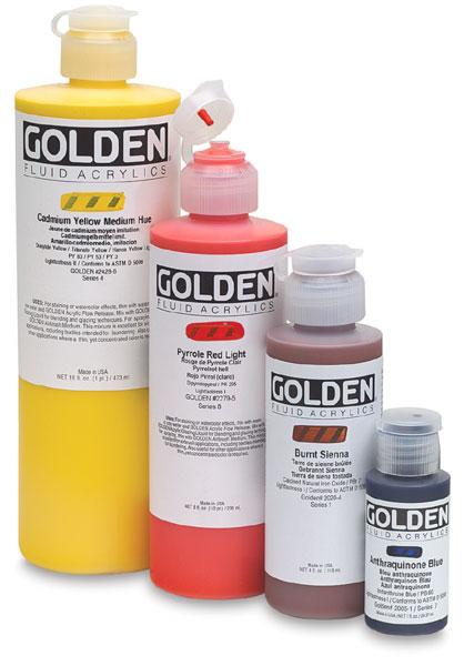 Golden Fluid Acrylics