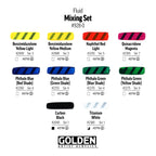 Golden Fluid Acrylic Set, 10-Color Mixing Set