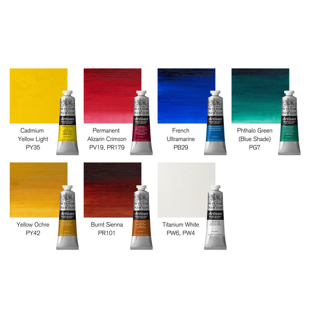 Winsor & Newton Artisan Water Mixable Oil Jane Hunt Set