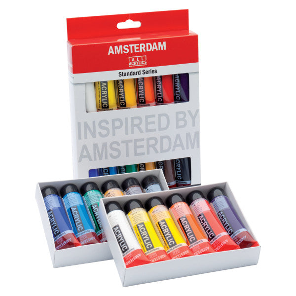 Amsterdam Acrylic 12-Color Set