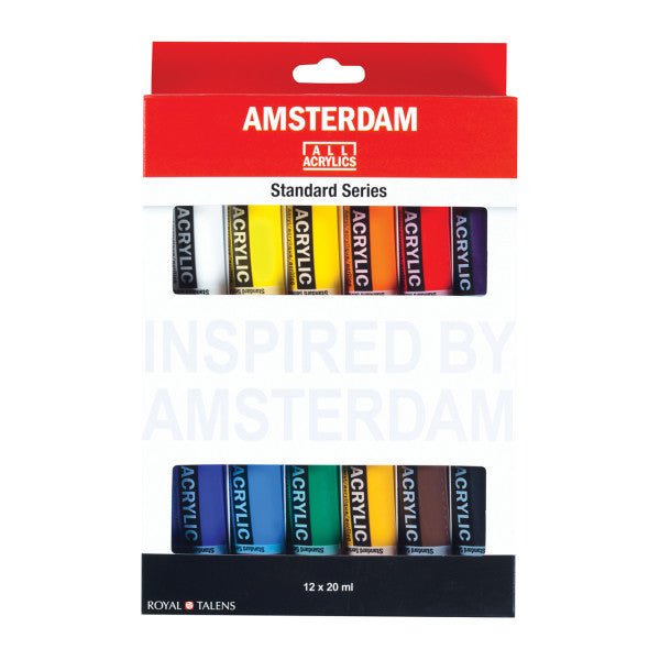 Amsterdam Acrylic 12-Color Set