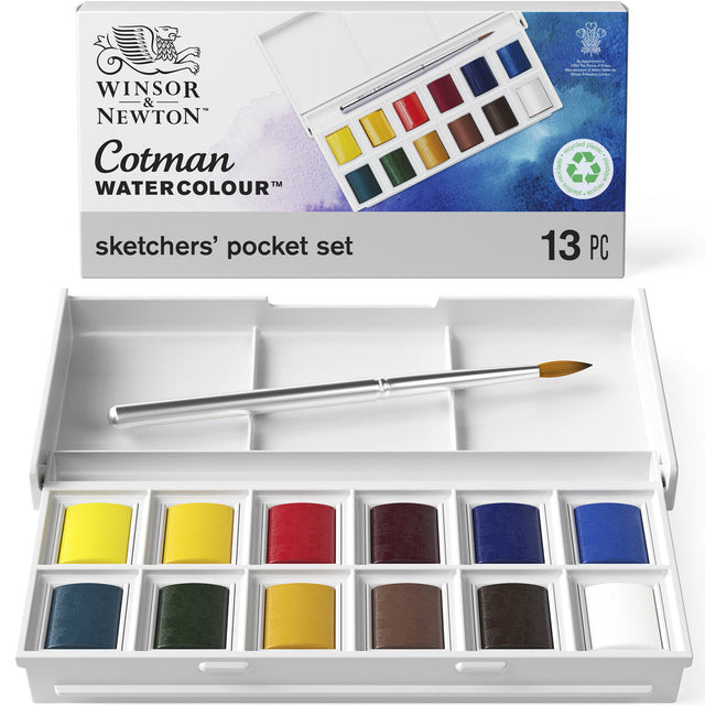 Cotman Water Colours Sketchers Pocket Box