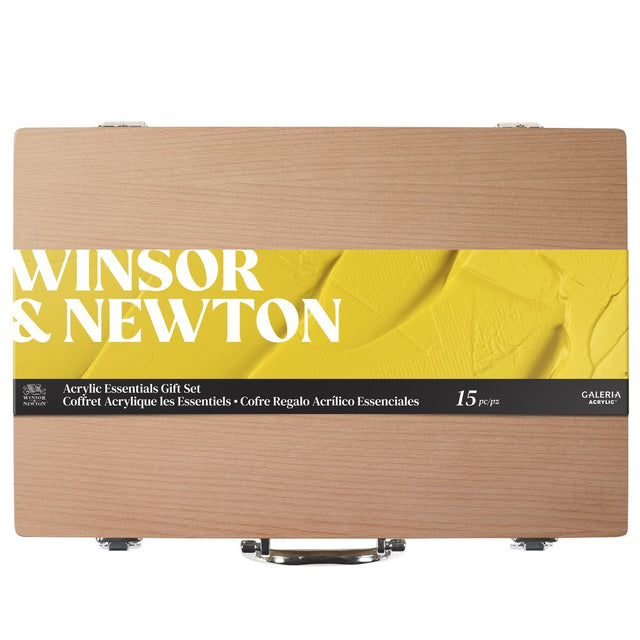 Winsor & Newton Galeria Acrylic Essentials Wood Box Set