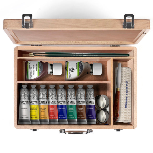 Winsor & Newton Winton Oil Color Essentials Wood Box Set