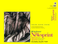 Strathmore Mega 300 Series Rough Newsprint Pad (120 Sheets) - 18x24in