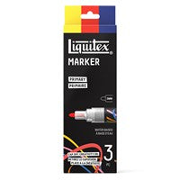 Liquitex Paint Marker Sets - 3X2mm Set 3 Primary