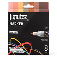 Liquitex Paint Marker Sets - 8X2mm Set 3 Portrait