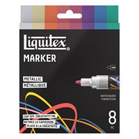 Liquitex Paint Marker Sets - 8X2mm Set 4 Metallic