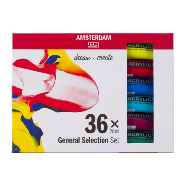 Amsterdam 36-Color Acrylic Set