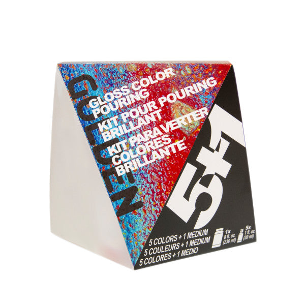 Golden Color Pouring Medium Set, Gloss