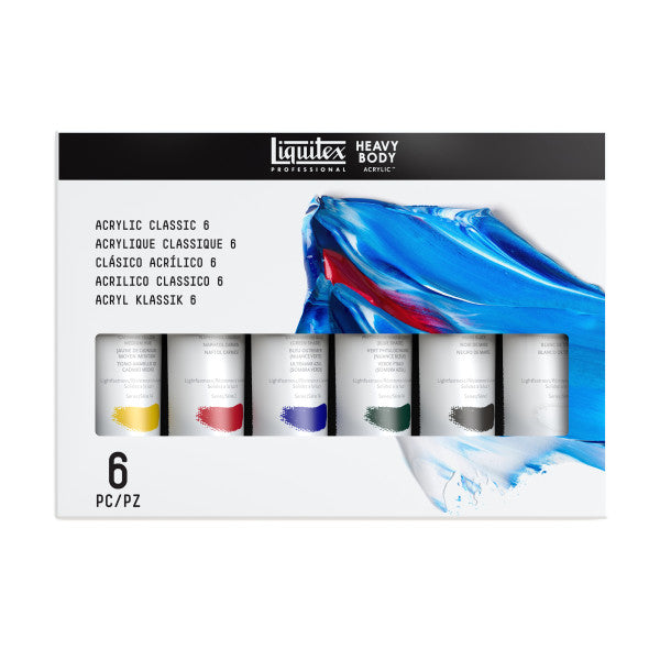 Liquitex 6 Color Heavy Body Classic Set