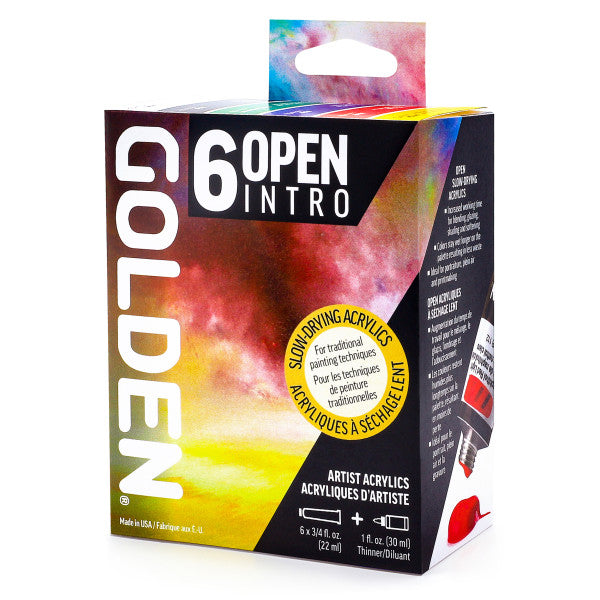 Golden Open Acrylic Intro Set of 6