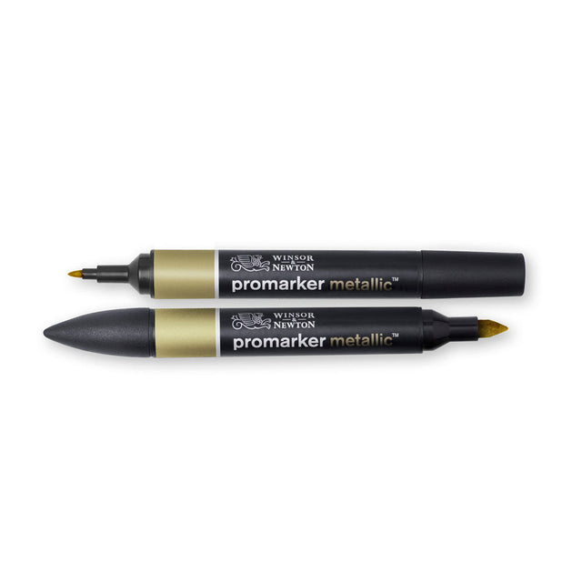 Winsor & Newton ProMarker Metallic Gold 2 Pack