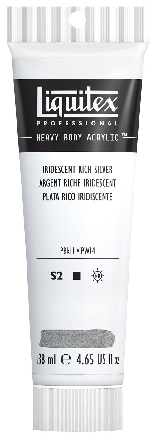 Liquitex Heavy Body 4.65oz Iridescent Rich Silver