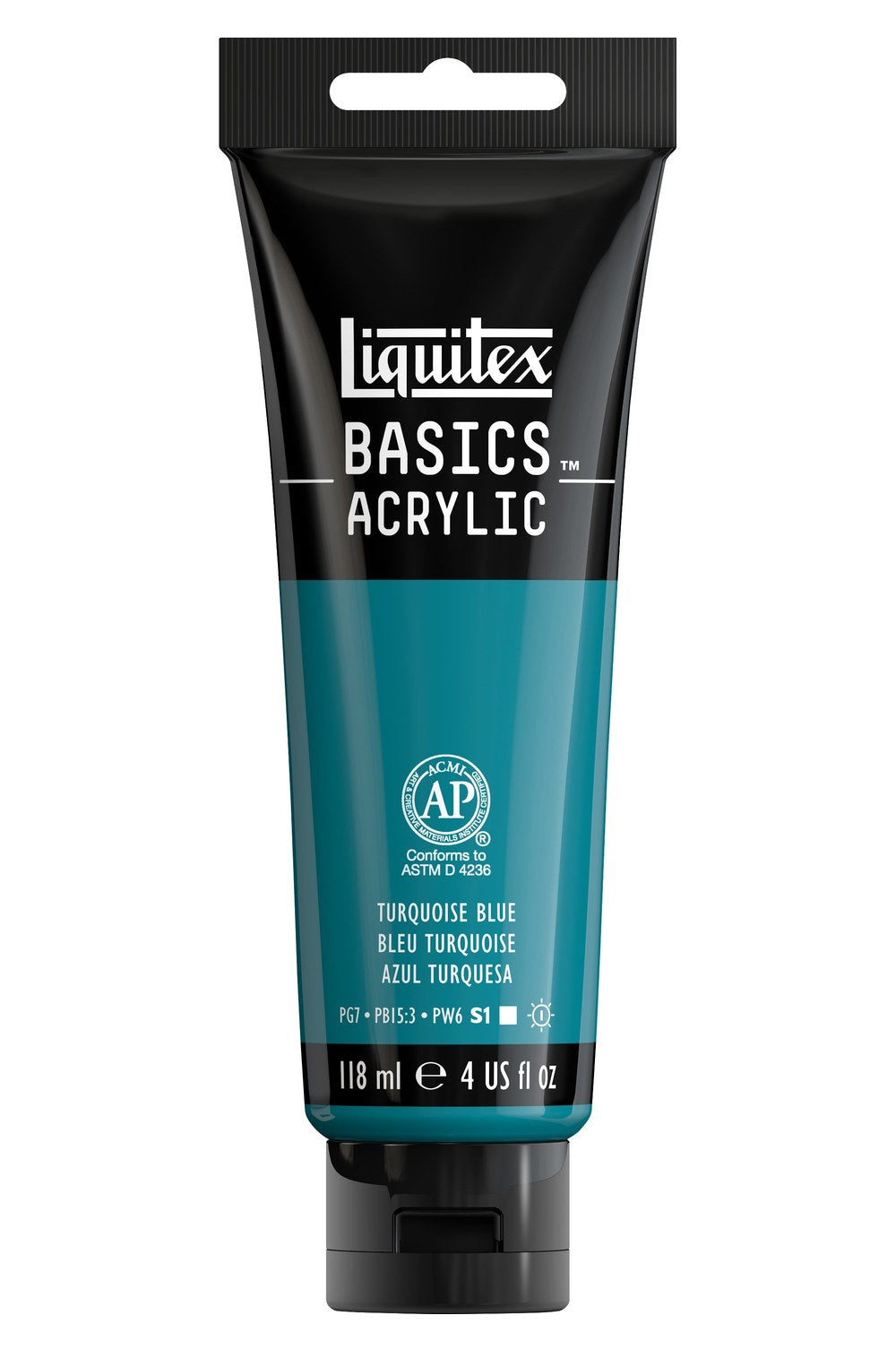 Liquitex Basics Acrylic 4oz Turquoise Blue