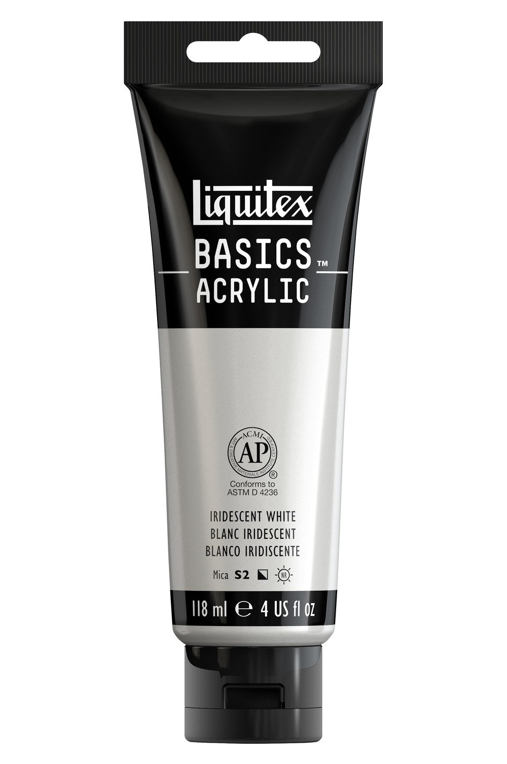Liquitex Basics Acrylic 4oz Iridescent White