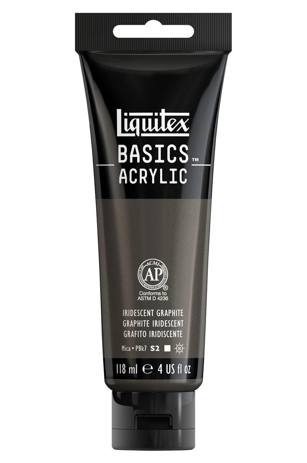 Liquitex Basics Acrylic 4oz Iridescent Graphite