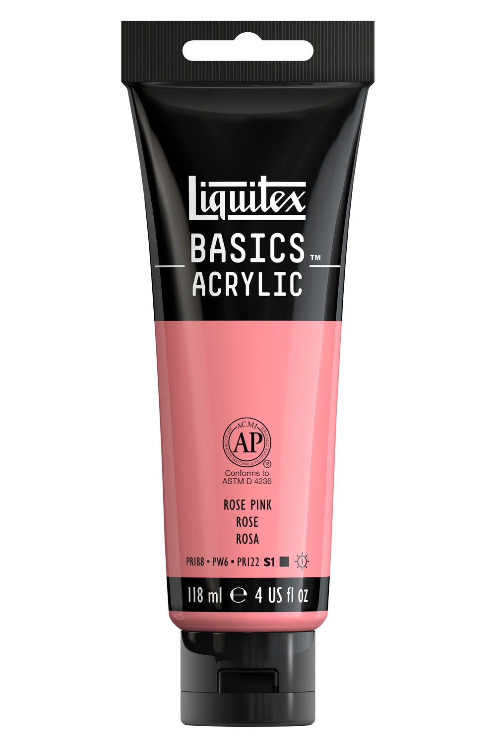 Liquitex Basics Acrylic 4oz Rose Pink
