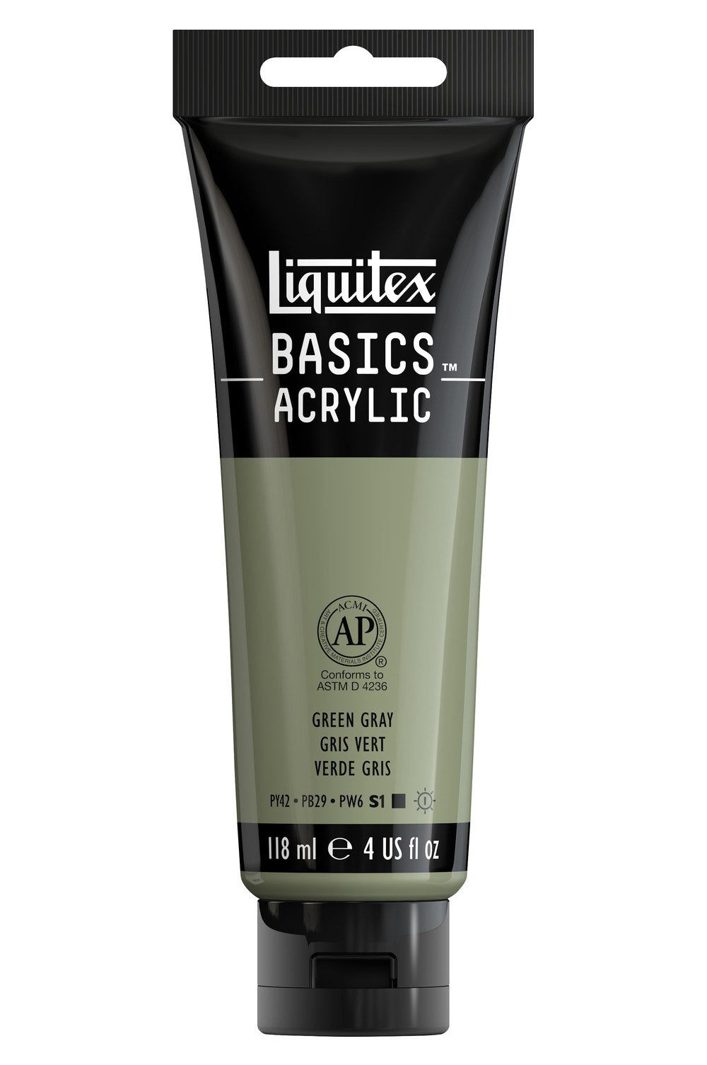 Liquitex Basics Acrylic 4oz Green Gray