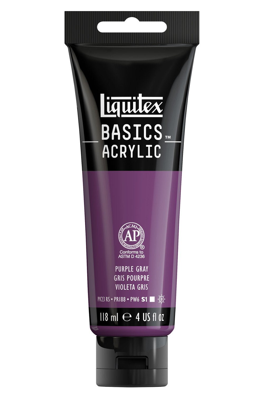 Liquitex Basics Acrylic 4oz Purple Gray