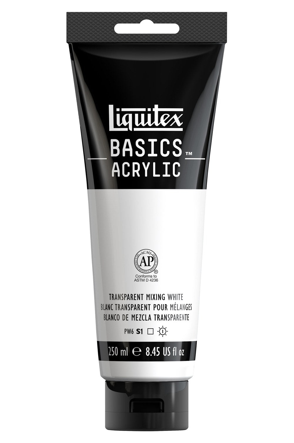 Liquitex Basics Acrylic 8.45oz Transparent Mixing White