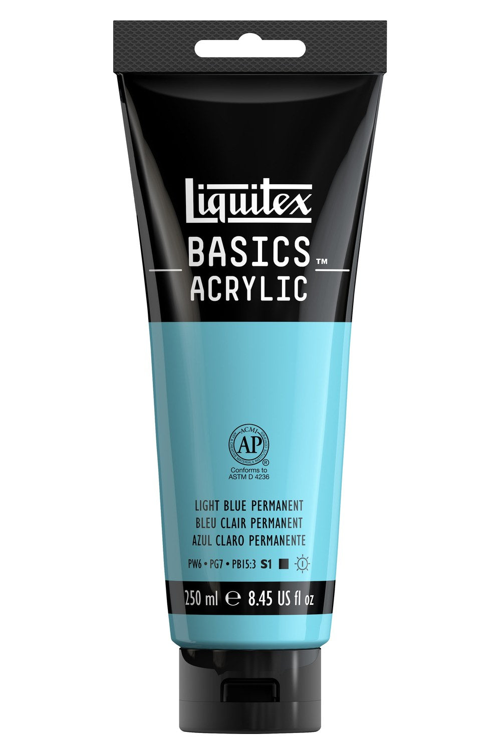 Liquitex Basics Acrylic 8.45oz Light Blue Permanent