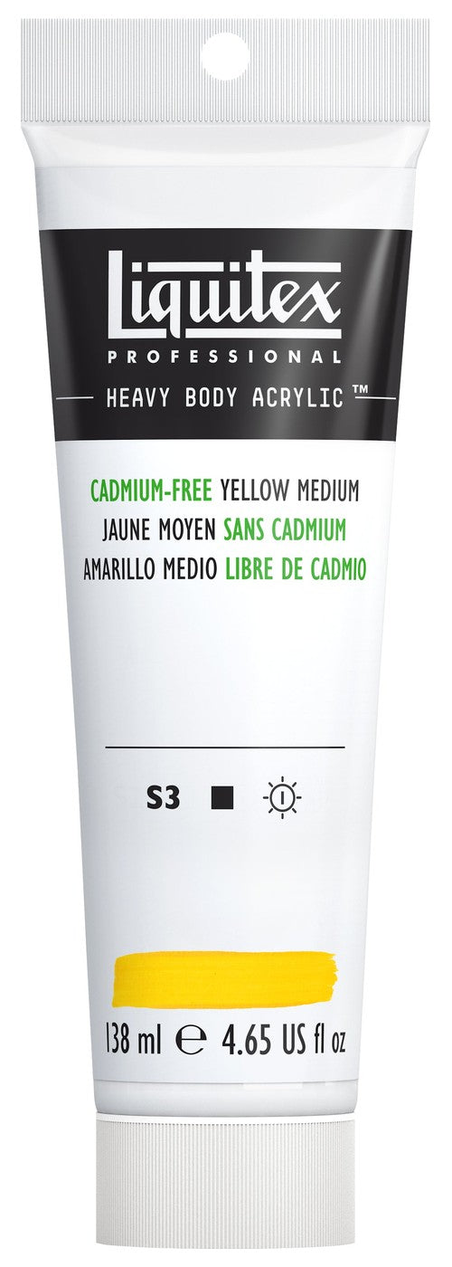 Liquitex Heavy Body 4.65oz Cadmium Free Yellow Medium