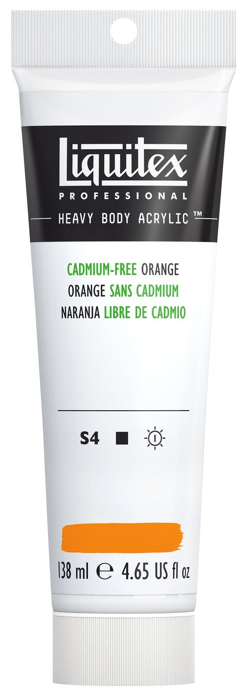 Liquitex Heavy Body 4.65oz Cadmium Free Orange
