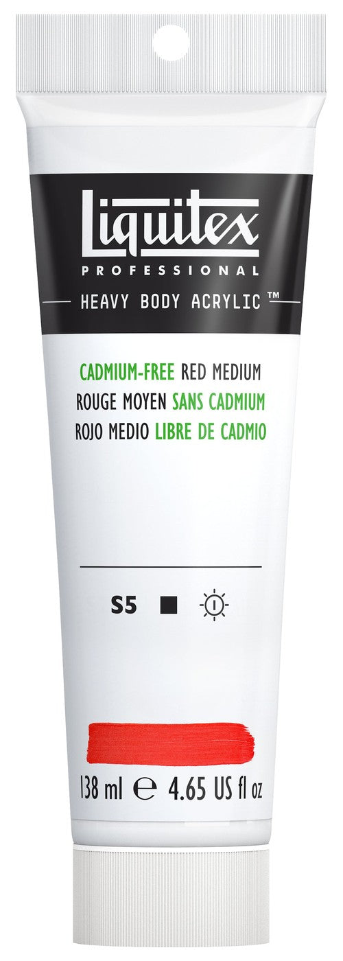 Liquitex Heavy Body 4.65oz Cadmium Free Red Medium